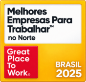Selo GPTW Melhores Empresas Para Trabalhar no Norte, Brasil 2025