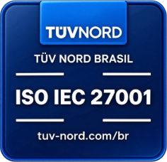 Selo TÜV NORD Brasil de empresa certificada ISO/IEC 27001