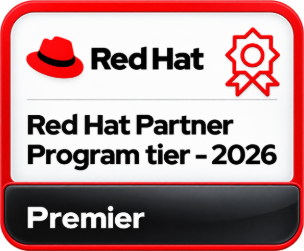 Selo Red Hat Partner Program tier 2026, nível Premier